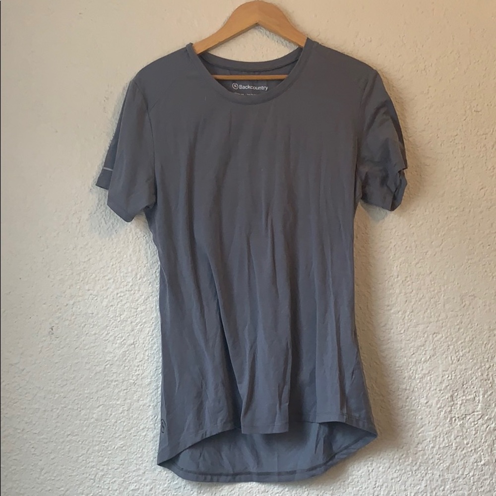 Backcountry short sleeve synthetic running shirt